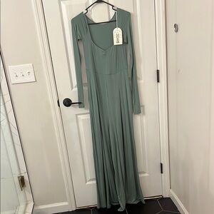 Blogilates for Target Chic Sage Long Sleeve Jumpsuit